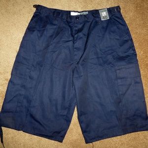Regal Wear Navy Blue Long Shorts - Size 40